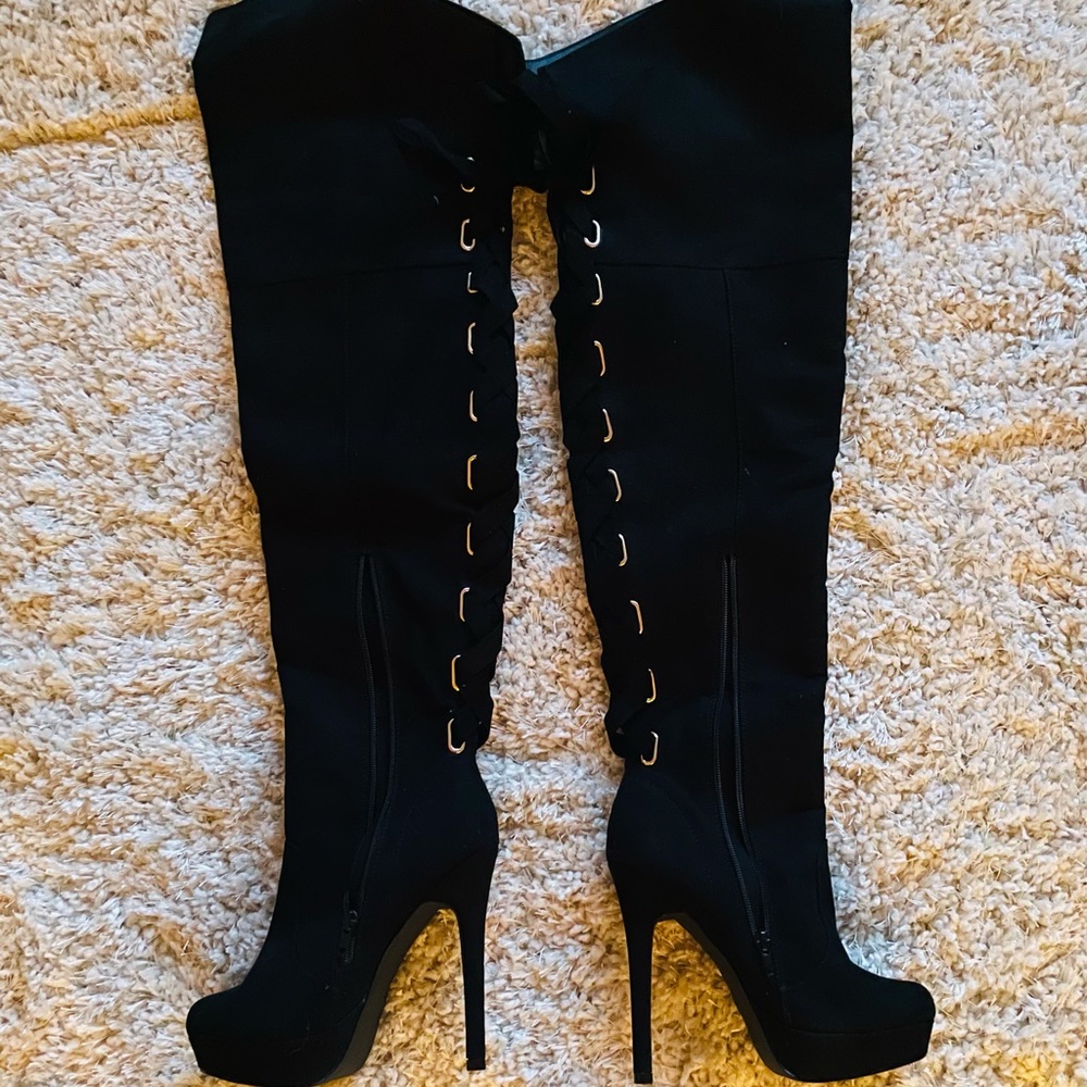 Thigh high boots